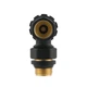 Комплект для підключення радіатора кутовий Raftec BLACK 1/2' DKU11-B - зображення 8