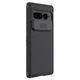 Карбоновая накладка Nillkin Camshield (шторка на камеру) для Google Pixel 7 Pro Черный / Black - изображение 5