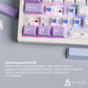 Бездротова механічна клавіатура Ajazz AK650 Flying Fish Switch - Purple (AK650-FF-PWB) - зображення 13