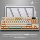 Клавіатура бездротова Ajazz AK870 Jasmine Switch підсвітка, жовтий (AK870-JS-YWG) 305776 - изображение 9