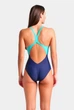 Купальник жіночий Arena FLOW SWIMSUIT V BACK LB 008935-790 38 Синій - изображение 3