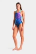 Купальник жіночий Arena FLOW SWIMSUIT V BACK LB 008935-790 38 Синій - изображение 4