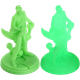Філамент пластик для 3D-друку Panchroma Luminous PLA 1 кг Luminous Green - зображення 2