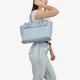 Сумка женская кожаная тоут большая Regina Notte Tote 03825_f Голубой - изображение 2