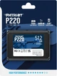 Накопичувач Patriot P220 512GB 2.5" SATAIII (P220S512G25) - изображение 4