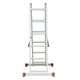 Лестница-помост, 2×6 ступеней, алюминий, 150 кг INTERTOOL LT-0027 - изображение 4