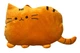 Мягкая плюшевая игрушка подушка-обнимашка Кот Пушын 50см оранжевый - изображение 3