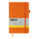 Книга записна Buromax Etalon 125*195мм 96 аркушів у клітинку обкладинка штучна шкіра Помаранчева (BM.291160-11) - зображення 1