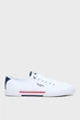 Чоловічі білі кеди BRADY MEN BASIC Pepe Jeans 43 PMS30816 - зображення 1