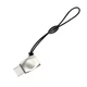 Перехідник Hoco UA8 MicroUSB to Type-C Сталевий - зображення 1