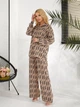 Жіночий легкий прогулянковий костюм (сорочка + брюки) Uaclothes 50-52 Бежевий (like31752-119591358) - изображение 3