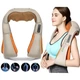 Массажер роликовый для спины и шеи Massager of Neck Kneading с инфракрасным прогревом - изображение 5