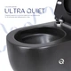 Унитаз подвесной Qtap Taurus безободковый с сиденьем Soft-close QT2433084EUQMB - изображение 5