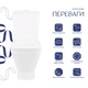 Унитаз-компакт Qtap Cardinal Ultra Quiet безободковый с сиденьем Soft-close QT04222168AUQ3W - изображение 3