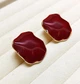Серьги бижутерия Акцентные jeweston Бордовые - изображение 7