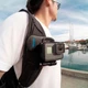 Крепление для экшн-камер GoPro и др. зажим универсальный поворотный Telesin GP-JFM-003 прищепка на лямку рюкзака плитоноску (70103) - изображение 5