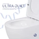 Унитаз напольный Qtap Jay Ultra Quiet с сидением Soft-close 640x360x835 мм QT07222175TW White - изображение 6
