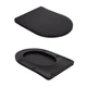 Унитаз напольный Qtap Robin Ultra Quiet безободковый с сиденьем Soft-Close MATT BLACK QT13226083AMB - изображение 9