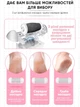 Пемза пилка для ног и пяток роликовая аккумуляторная Callus Remover 3W электрическая для шлифовки электропемза для педикюра USB розовая - изображение 4