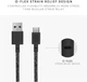 Кабель Native Union Belt Cable USB-A to USB-C Cosmos Black (1.2 m) (BELT-AC-COS-NP) - изображение 2