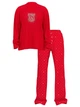 Жіноча піжама (штани+лонгслів) Victoria's Secret (3226437712098) Flannel Long-Sleeve XS червона - зображення 3