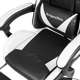 Ігрове Геймерське Крісло Kruger&Matz GX-150 чорно-біле KM0790-BW - изображение 7