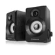 Колонки REAL-EL S-200 black, 2x3W, USB, деревянный корпус (58229) - изображение 1