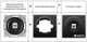 Компьютерная розетка OneKeyElectro Florence 1xRJ45 5e Черная (1Е20701303) - изображение 3