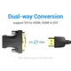 Перехідник конвертер DVI на HDMI converter Vention Bi-directional Adapter (HDMI 1.4, Full HD 60Hz). Black - зображення 3