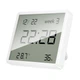 Термометр гігрометр кімнатний з годинником HOCO Indoor electronic clock with hygrothermometer (10 мес). White - зображення 2