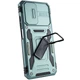 Чехол Epik Camshield Army Ring для Xiaomi Redmi 10 Ударопрочный Зеленый / Light Green - изображение 9