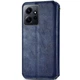 Чехол-книжка GETMAN Cubic (PU) для Xiaomi Redmi Note 12 4G Кожаный Синий - изображение 7