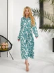 Жіноча легка сукня-сорочка з паском Uaclothes 54-56 Ментоловий (like31757-119641359) - изображение 2