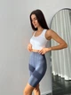 Велосипедки женские Wake Up с Push Up Фитнес Спорт Однотонные XS-S Темно-синие пастель (4582S) - изображение 8