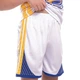 Форма баскетбольная детская NBA клуб Golden state warriors 35 NB-Sport размер L 128-134 см цвет белый-синий-желтый BA-0973 - изображение 5