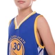 Форма баскетбольная детская NBA клуб Golden state warriors 30 NB-Sport размер 2XL 150-162 см цвет сине-желтый 7354 - изображение 7