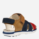Дитячі шкіряні сандалії для хлопчика Geox B Sandal Delhi Boy B354LA0CL22-C6146 23 Коричневі (8058192264177) - зображення 7