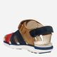 Дитячі шкіряні сандалії для хлопчика Geox B Sandal Delhi Boy B354LA0CL22-C6146 27 Коричневі (8058192264214) - зображення 6