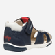 Дитячі шкіряні сандалії для хлопчика Geox B Sandal Zapito Boy B556ED08554-C0735 22 Темно-сині (8058192265129) - зображення 7