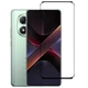 Защитное стекло Fiji Premium для Poco X7 закругленные края и полная проклейка черный - изображение 1