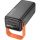 Power bank Borofone BJ66 40000 mAh PD20W+QC3.0 (22.5W) с быстрой зарядкой, дисплеем и фонариком 2xUSB Black - изображение 4