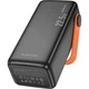 Power bank Borofone BJ66 40000 mAh PD20W+QC3.0 (22.5W) с быстрой зарядкой, дисплеем и фонариком 2xUSB Black - изображение 6