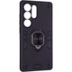 Чехол Fiji Defence для Samsung Galaxy S25 Ultra (S938) защитный бампер с кольцом подставкой Black - изображение 1