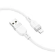 абель Hoco X109 для iPhone/iPad, USB–Lightning, 1 м, білий силікон - зображення 1