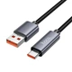 Кабель Hoco Type-C Favor 5A charging data cable with display X112 |1m, 5A| черный - изображение 4
