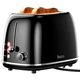 Тостер Hoco Kitchen retro toaster HJD11A |850W, 38mm slot, 6 levels| черный - изображение 1
