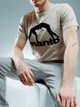 Футболка MANTO t-shirt VIBE 25 beige-black L - изображение 1