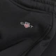 Спортивні штани на флісі жіночі GANT Reg Shield Sweatpants 4200500-5 S Чорні (7325708107152) - зображення 2
