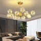Люстра стельова LED AOC19/12AB+led-k Бронза 36х100х100 см. - зображення 1