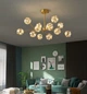Люстра стельова LED AOC19/12AB+led-k Бронза 36х100х100 см. - зображення 3